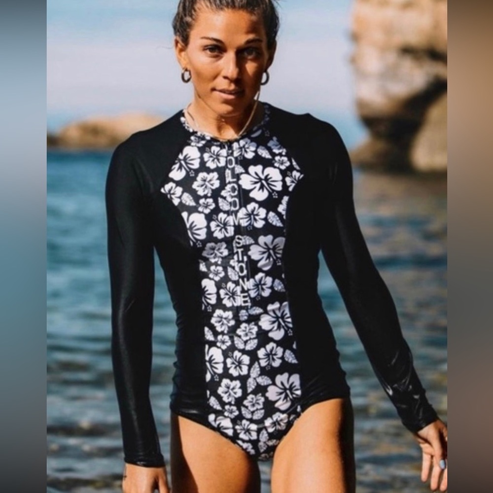 Volcom one piece surf suit rash guard Coco Ho